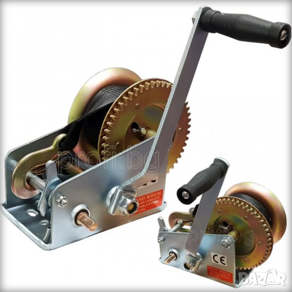 Ръчна лебедка за изтегляне 1360 кг, снимка 1