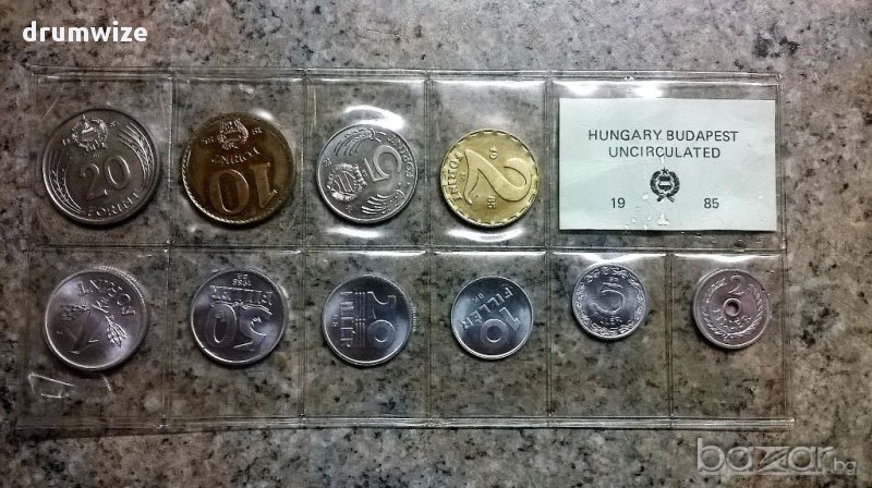 Монети Hungary Budapest Uncirculated 1985, снимка 1
