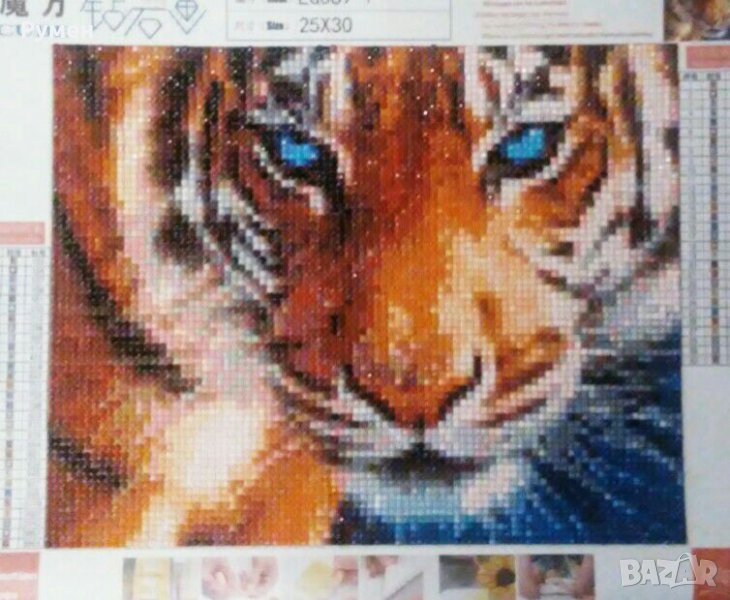 Диамантени / елмазени гоблени налепени, снимка 1