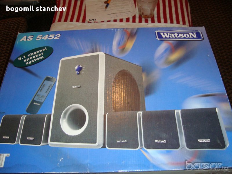  Watson НОВИ активни Тонколони 6 бр. за дом. кино , снимка 1