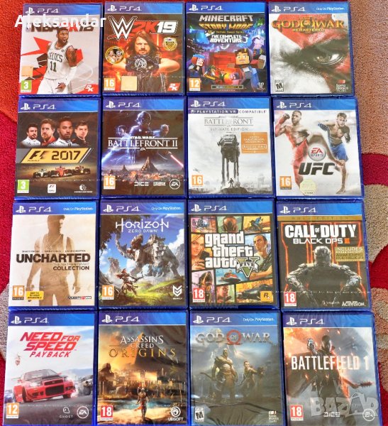 Нови ps4 GTA Horizon Minecraft Star Wars пс4, снимка 1