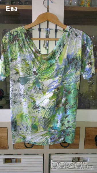 Шарена дамска тениска Choice - 100% вискоза, снимка 1