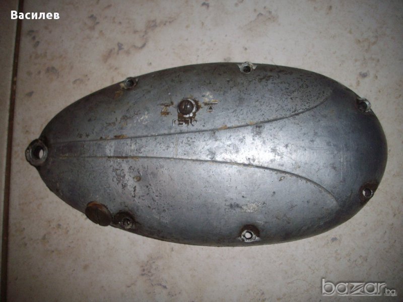 Ява 50 тип 555,ауспух,преходник ,капаче,манивела,конзола., снимка 1