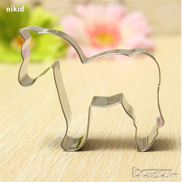 кон метална форма резец за сладки бисквитки фондан украса, снимка 1