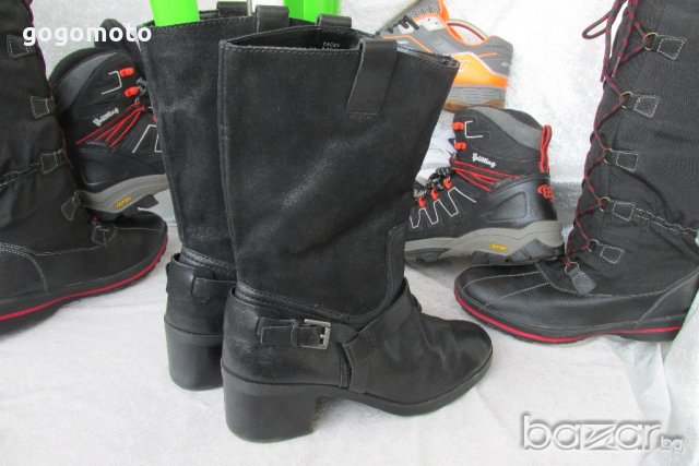 КАТО НОВИ мото боти Lauren by Ralph Lauren® рокерски, 40 - 41,мото ботуши MAXI DAMA,100% естествена , снимка 11 - Дамски ботуши - 20747864