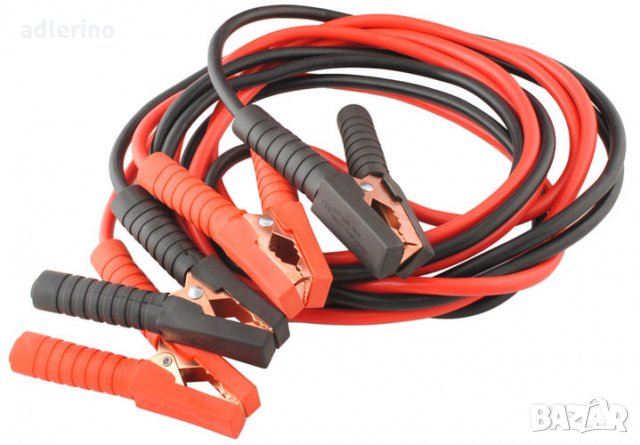 Кабел със щипки за автомобилни акумулатори 4м, 500 А, помощни кабели за  запалване в Аксесоари и консумативи в гр. Айтос - ID25023479 — Bazar.bg