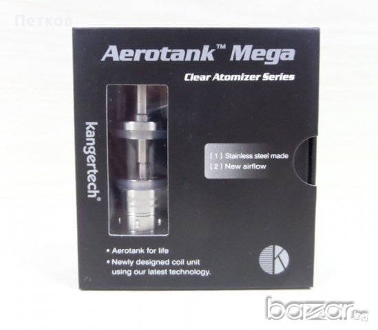 Изпарител - Kanger Aerotank Mega за електрони цигари. , снимка 2 - Аксесоари за електронни цигари - 11774548