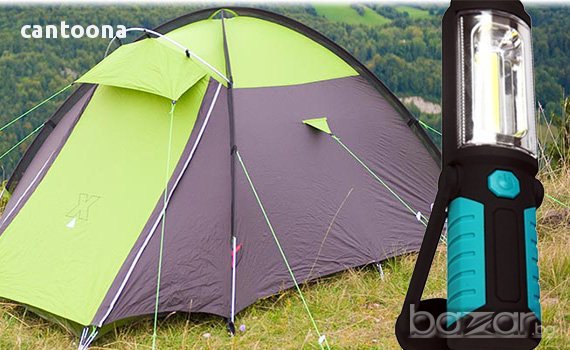 Мултифункционален LED фенер с магнит и кука