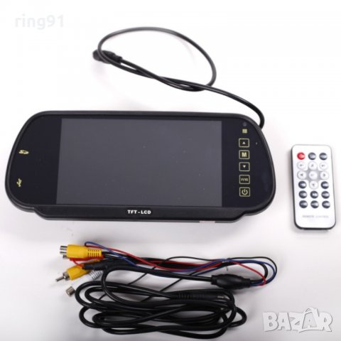 Огледало монитор rearview mirror usb/card player, снимка 3 - Аксесоари и консумативи - 26072537