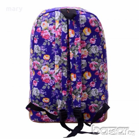 лилава раница на рози, снимка 6 - Раници - 18897555