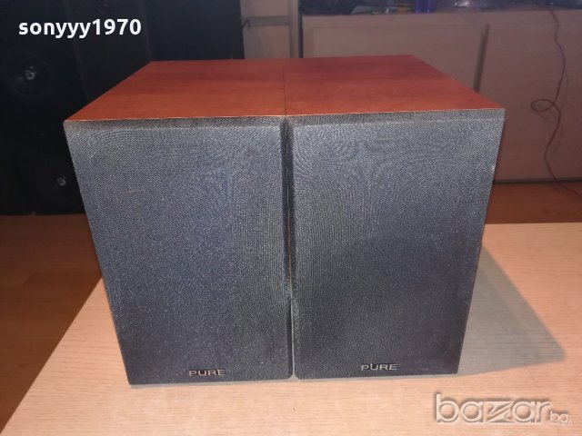 Pure 2х40w/8ohm-2броя тонколони-26х24х15см-внос англия, снимка 14 - Тонколони - 20403061