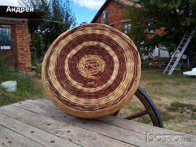 Старинен кош,панер, снимка 6 - Антикварни и старинни предмети - 19274609