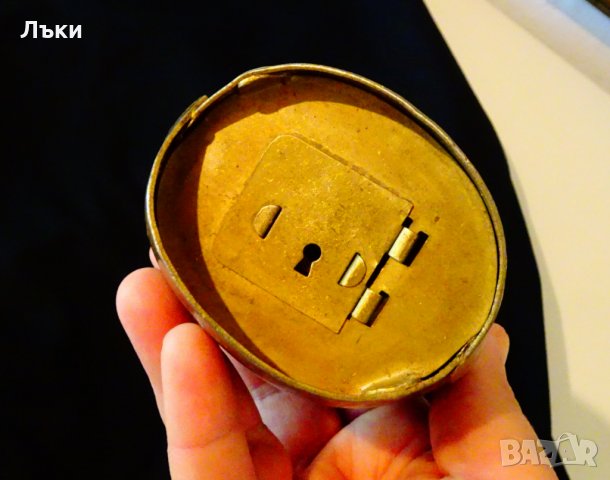 Немски чан,хлопка касичка 10 см. , снимка 2 - Антикварни и старинни предмети - 25586295