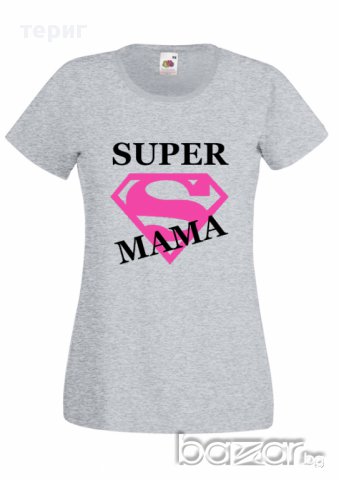 супер мама, снимка 2 - Тениски - 12960338