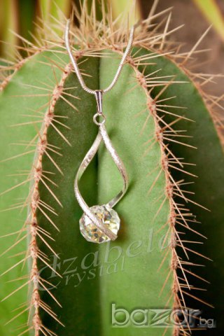 Сваровски Комплект ''Briolette Beatd '' Crystals from SWAROVSKI ®, снимка 3 - Колиета, медальони, синджири - 6047799