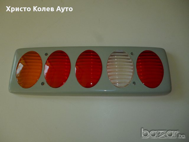 Стъкло стоп лукс 5 светлини L=R сива рамка 