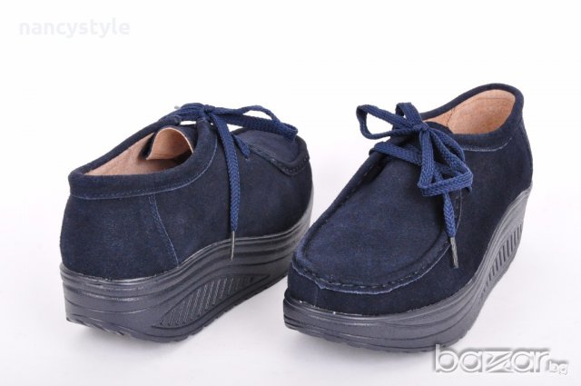 НОВО! Дамски обувки-Ест. велур-Два цвята, снимка 4 - Дамски ежедневни обувки - 18950471