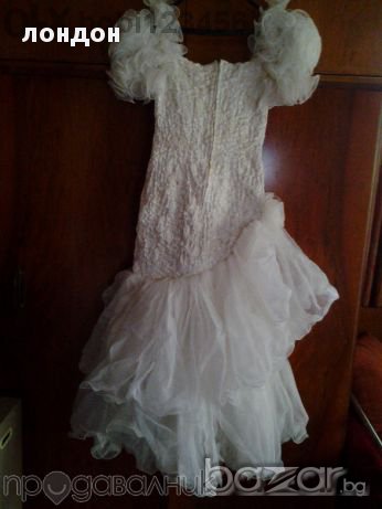 ПРОДАВАМ ЧИСТО НОВА БУЛЧЕНСКА РОКЛЯ ТИП БАРБИ 13, снимка 2 - Сватбени рокли - 9506380