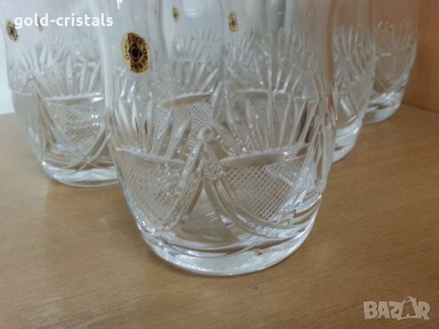 кристални чаши  , снимка 6 - Антикварни и старинни предмети - 24197362