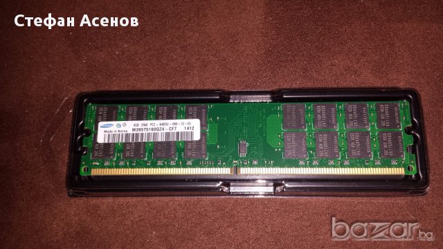 RAM памет SAMSUNG 8 GB (2Х4) PC2 6400 DDR2 800MHZ 240 pin DIMM
