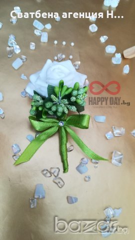 Сватбена бутониера за ревер Теа