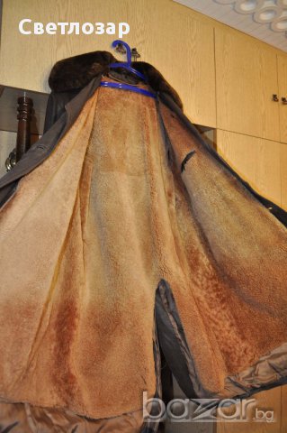 Кожено зимно палто - естествена кожа - българско производство гр. Лове, снимка 9 - Якета - 17072983