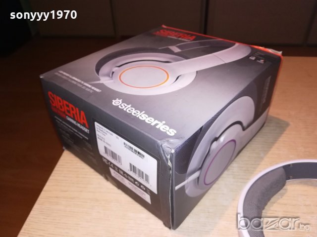 steelseries siberia usb-геимърски с кутия-внос англия, снимка 5 - Слушалки и портативни колонки - 20075014