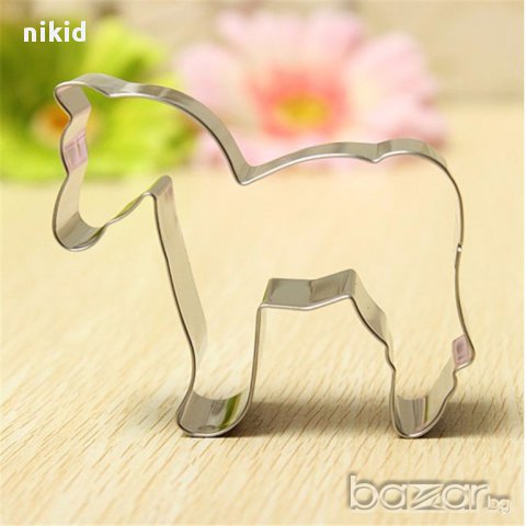 кон метална форма резец за сладки бисквитки фондан украса