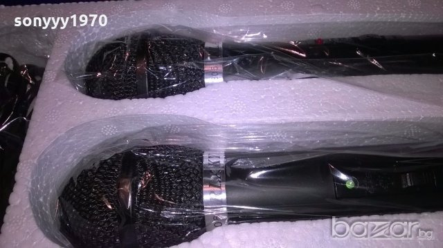 нови безжични микрофони с приемник, снимка 4 - Микрофони - 19300560