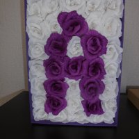 Кутии с хартиени рози, снимка 8 - Декорация за дома - 24676429
