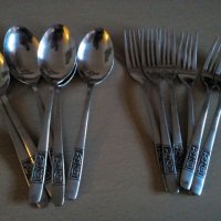 Различни видове вилици,лъжици,ножове.Различен брой,, снимка 1 - Прибори за хранене, готвене и сервиране - 20456675