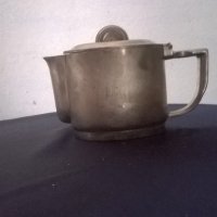 посребрен метален чайник, снимка 1 - Антикварни и старинни предмети - 20956626