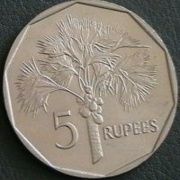 5 рупии 1982, Сейшели, снимка 1 - Нумизматика и бонистика - 24873337