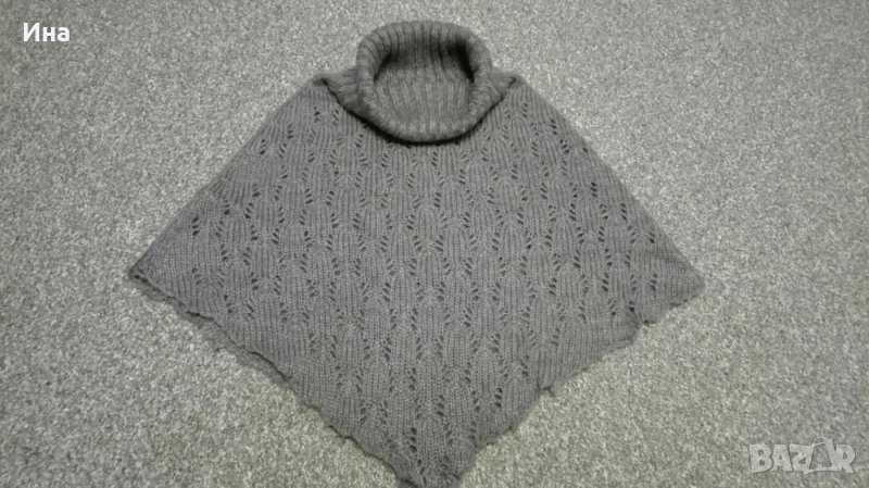 Плетено пончо Теранова р-р 104- 110 см., снимка 1