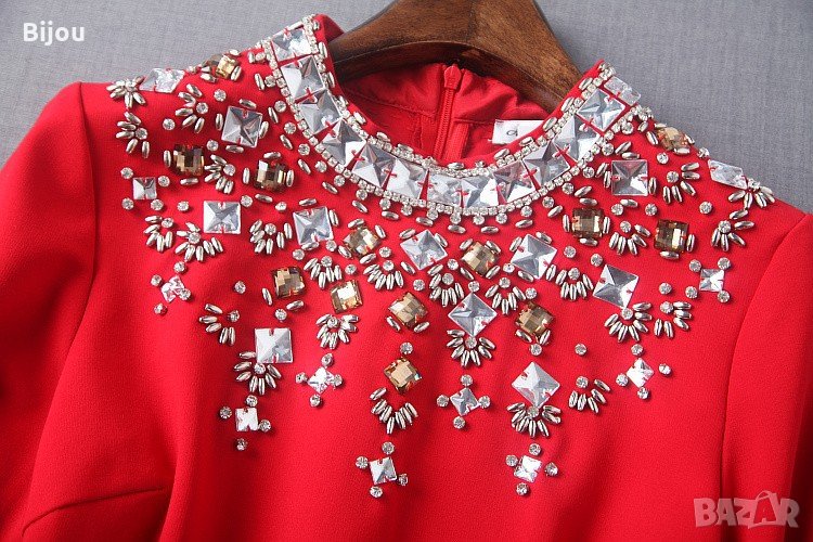 Дамска рокля с кристали, снимка 1