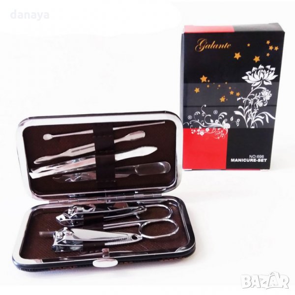 Комплект за маникюр 7 части в калъф, снимка 1