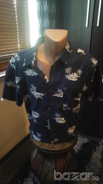 Мъжка риза къс ръкав за морето. 14, снимка 1
