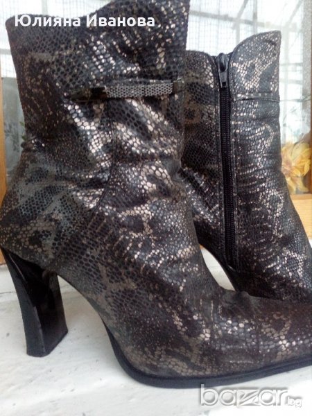 Елегантни боти от естествена кожа, снимка 1
