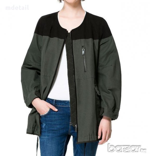 ZARA есенно/пролетно яке  каки, снимка 1