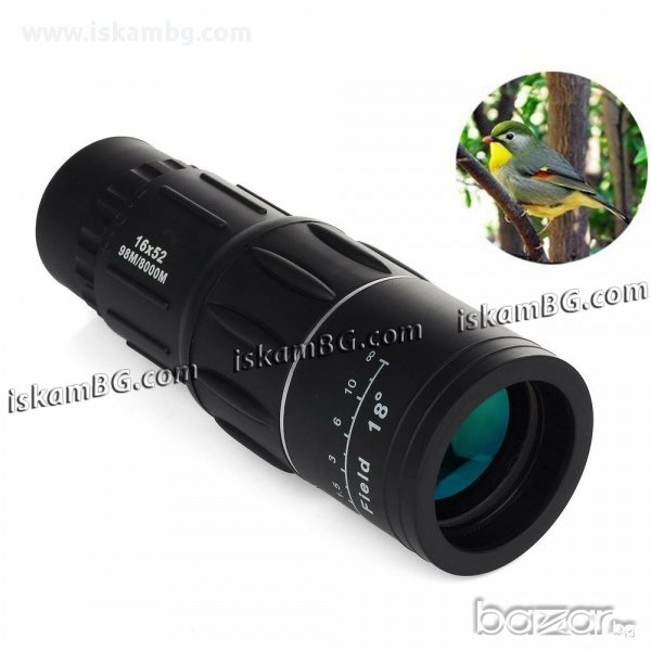 Монокъл 16x52 с двоен фокус и оптичен Zoom - код 1034, снимка 1