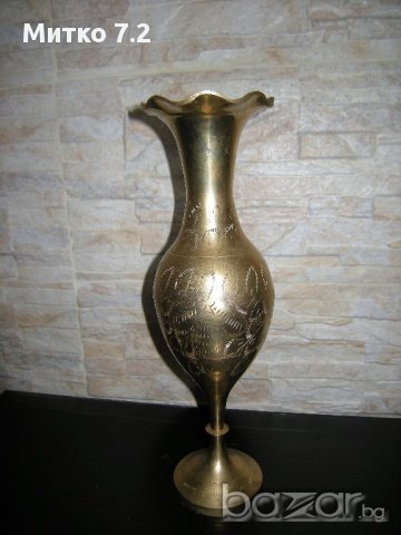 бронзова  ваза, снимка 5 - Антикварни и старинни предмети - 17071191