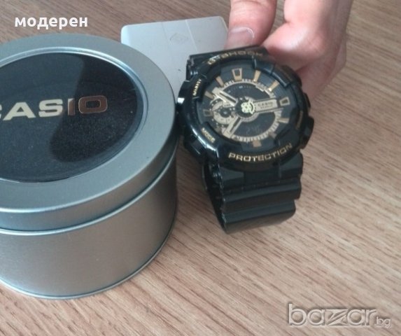 Продавам G SHOCK ga100 черно червен реплика, снимка 2 - Мъжки - 20231109