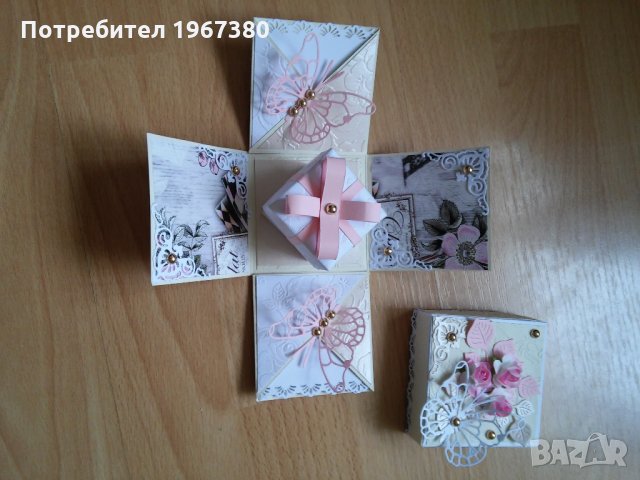 подарък за сватба,рожден ден,бал, Експлодираща кутия пеперуди, снимка 5 - Подаръци за рожден ден - 24060016