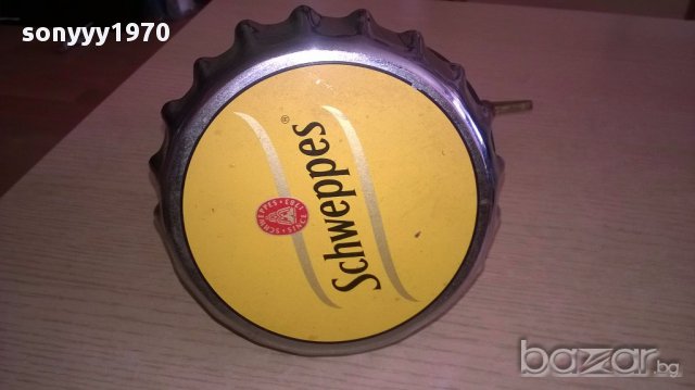 Schweppes-профи отварачка за бар-ЯКА рекламна 27х15см, снимка 9 - Антикварни и старинни предмети - 17855987