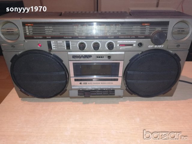 sharp gf-5757hb-apss-ретро колекция-внос швеицария, снимка 4 - Ресийвъри, усилватели, смесителни пултове - 20286832