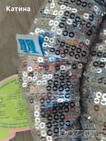 ТuTu нова блещукаща зимна 2 в 1 шапка-ушанка, снимка 4 - Шапки, шалове и ръкавици - 19468501