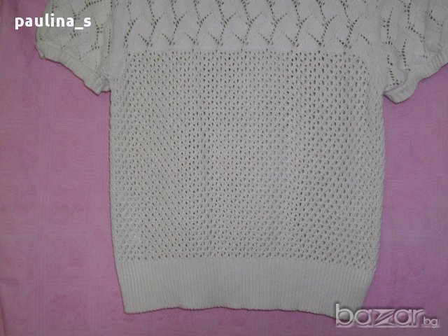 Ръчно изработена блузка "Forever New"® / голям размер , снимка 3 - Ризи - 14136826