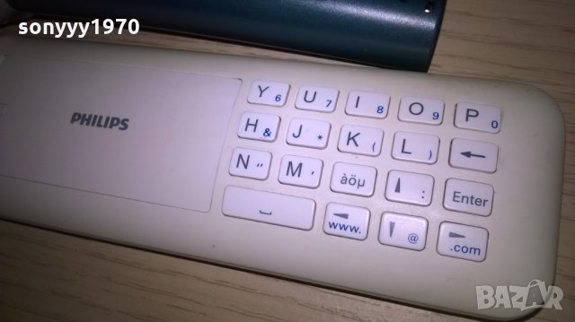 philips-дистанционно с клавиатура отзад-внос швеицария, снимка 2 - Дистанционни - 24021370