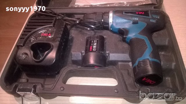винтоверт зарядно и 2 li-ion батерии+куфар, снимка 3 - Винтоверти - 15893609