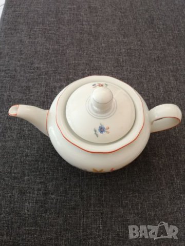 Стар немски порцеланов чайник. , снимка 3 - Колекции - 24798507